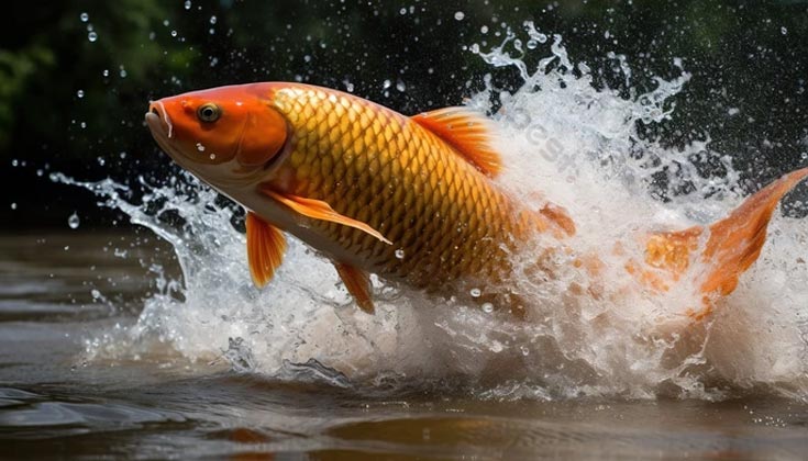 Nằm mơ thấy cá vàng nhảy lên khỏi mặt nước