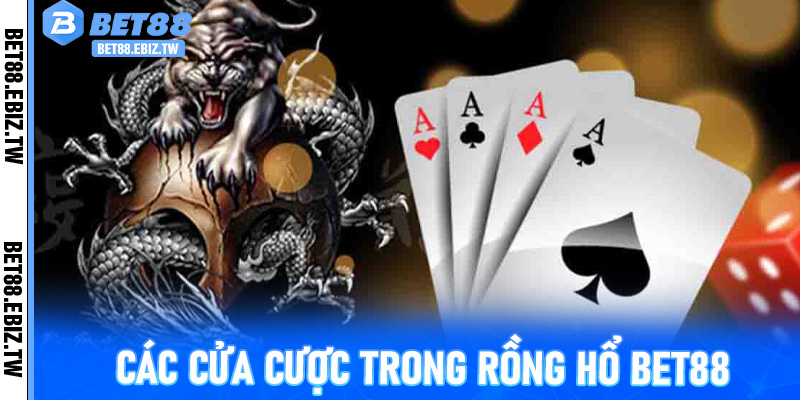 Các cửa cược trong Rồng Hổ Bet88